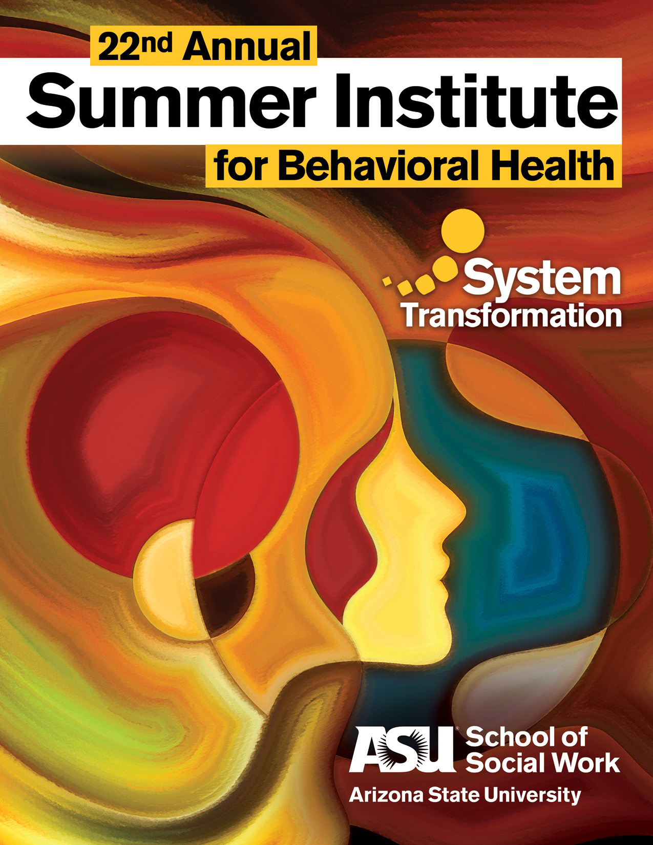 Book cover - 22nd Annual Summer Institute for Behavioral Health