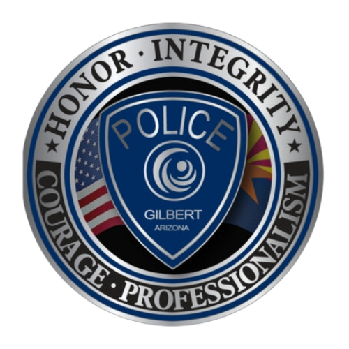 Gilbert police department logo