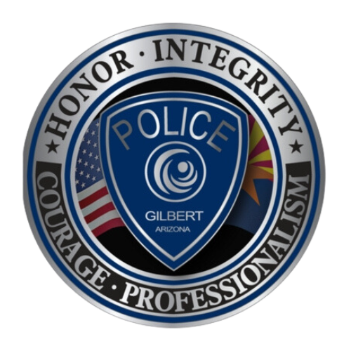 Gilbert police department logo